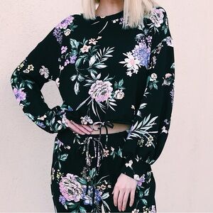 Mossimo Floral Sweatshirt